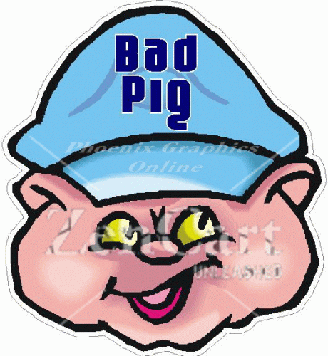 Bad Pig Decal