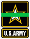 Army Thin Green Line Decal