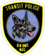 New York City Transit Police K-9 Unit Decal