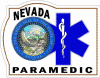 Nevada Paramedic Decal