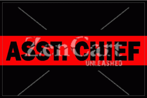 Thin Red Line Asst. Chief Decal
