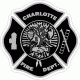 Charlotte Fire Dept. Subdued Decal