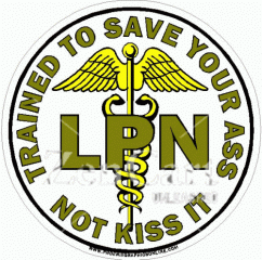 LPN Trained To Save Decal