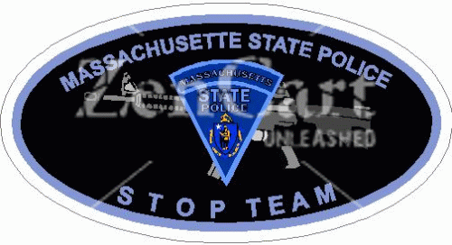 Massachusetts State Police S T O P Team Decal