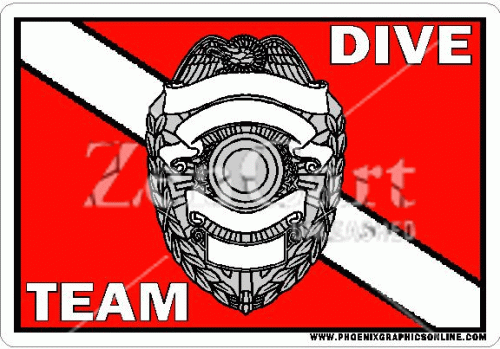 Police Dive TeamDecal