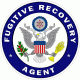 Fugitive Recovery Agent Blue Decal