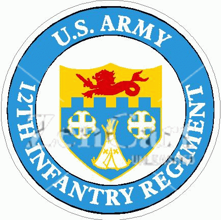 US Army 12th Infantry Regiment Decal