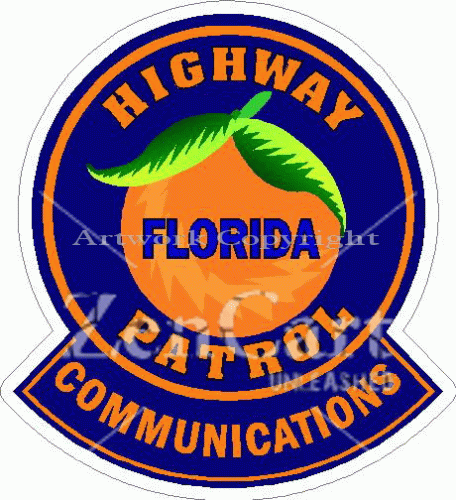 Florida Highway Patrol Communications Decal