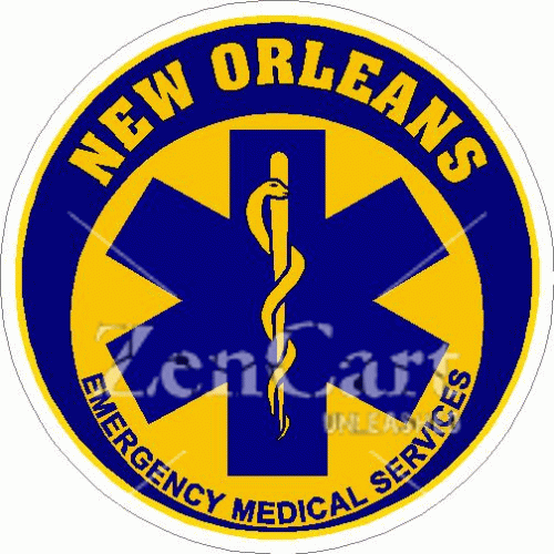 New Orleans Emergency Medical Services Decal