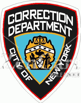 Correction Department City Of New York Decal