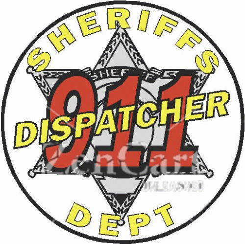 Sheriffs Dept 911 Dispatcher Decal