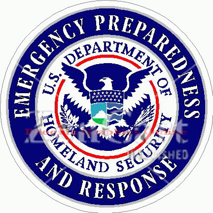 Dept of Homeland Security Emergency Preparedness Decal