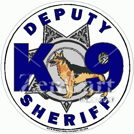 Deputy Sheriff K-9 Decal