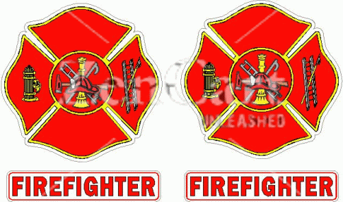 Firefighter Decal Set