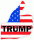 American Thumbs Up Trump 2016 Decal