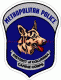 Washington DC Metropolitan Police Canine Corps Decal