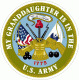 My Granddaughter Is in The U.S. Army Decal