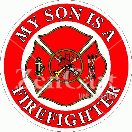 My Son Is A Firefighter Decal