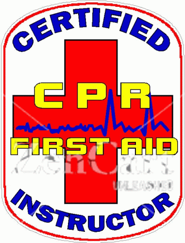 Certified CPR / First Aid Instructor Decal
