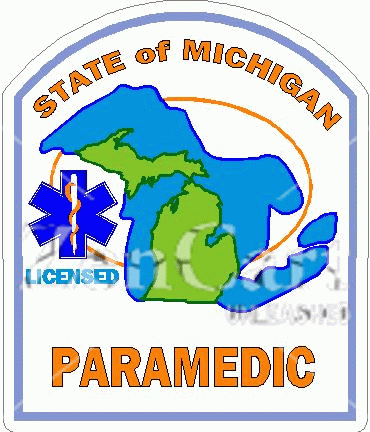 Michigan Paramedic Decal