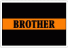 Orange Line Brother Fugitive Recovery Decal