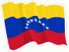 Venezuela Flag Waving Decal