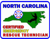 North Carolina Certified Emergency Rescue Technician Decal