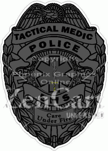 Tactical Medic Badge Decal