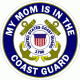My Mom Is In The Coast Guard Decal