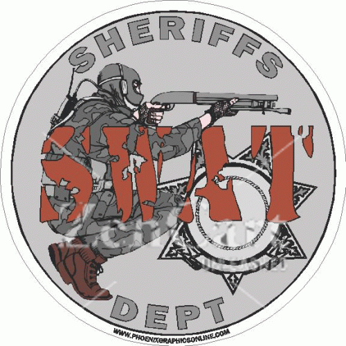 SWAT Sheriffs Dept Decal