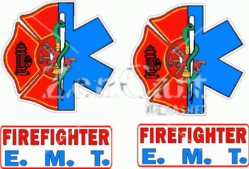 Firefighter / EMT Decal Set