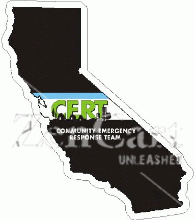 California CERT Decal