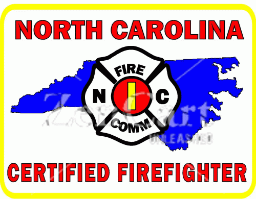 North Carolina FIREFIGHTER 1 Decal