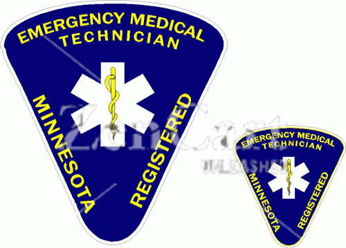 Minnesota EMT Registered Decal