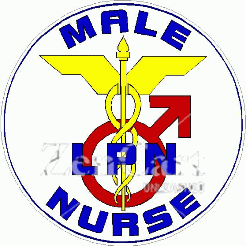 Male Nurse LPN Decal
