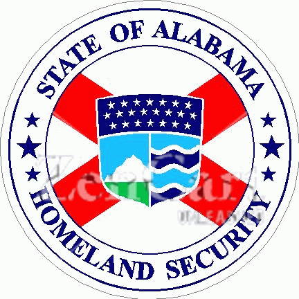 State Of Alabama Homeland Security Decal