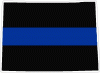 State of Colorado Thin Blue Line Decal