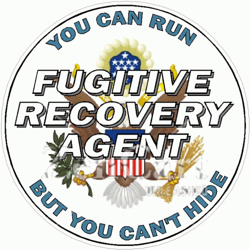 Fugitive Recovery Agent You Can Run But You Can\'t Hide Decal