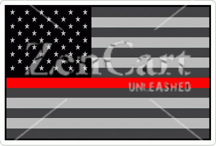 Thin Red Line U.S. Flag Decal