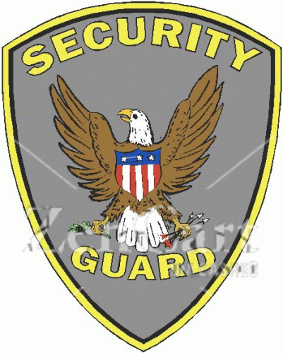 Security Guard Decal