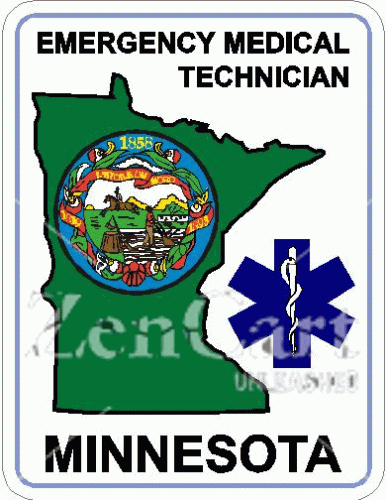Minnesota Emergency Medical Technician Decal