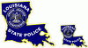 Louisiana State Police Decal