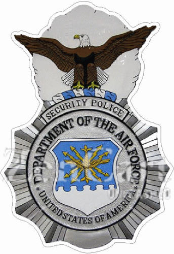 USAF Security Police Decal