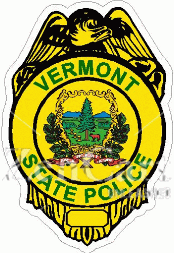 Vermont State Police Badge Decal