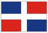 Dominican Republic Flag Decal
