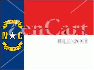 North Carolina State Flag Decal