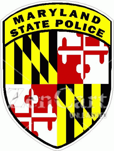 Maryland State Police Decal