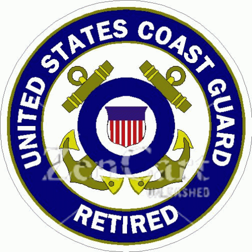 US Coast Guard Retired Decal