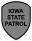 Black / Subdued Iowa State Patrol Decal