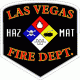 Las Vegas Fire Dept Haz-Mat Decal